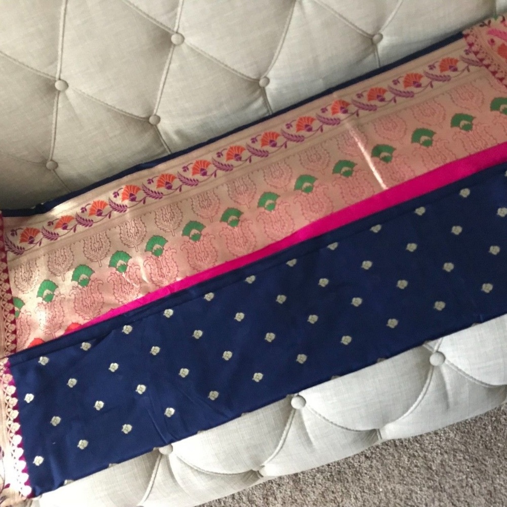 Gorgeous Rich Look Georgette Silk Kanchipuram Saree - Picture 4 of 7